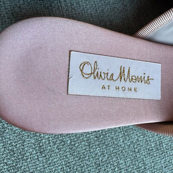 OLIVIA MORRIS AT HOME Poppy open-back satin slippers - Picture 10 of 13